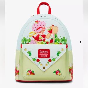 Loungefly Strawberry Shortcake Envelope Mini Backpack
